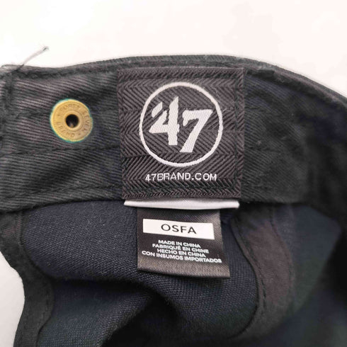 フォーティセブンブランド 47 BRAND チームロゴ刺繍 6パネル ベースボールキャップ メンズ