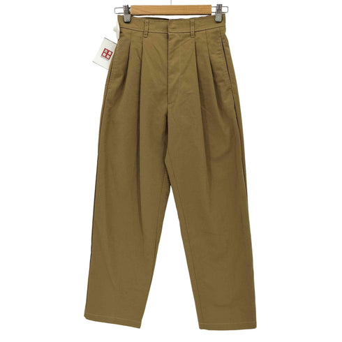 グリーンレーベルリラクシング GREEN LABEL RELAXING MFG チノ テーパード パンツ レディース 36