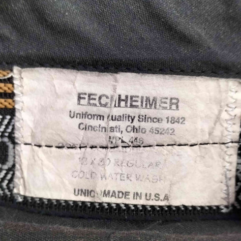 FECHHEIMER USA製 ポリスパンツ センタープレスパンツ メンズ