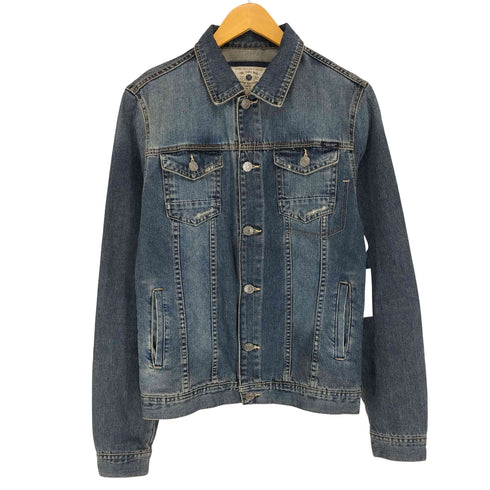 ザラマン ZARA MAN ウォッシュド加工 デニムジャケット メンズ S