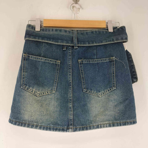 XOXO kisskiss ベルト付き デニム ミニスカート レディース