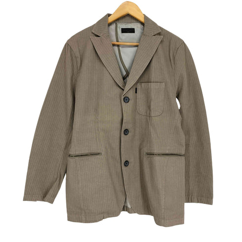 リーバイス Levis 00s ストライプ 3Bテーラードジャケット メンズ M