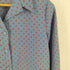 80s 総柄 オープンカラーシャツ レディース 12