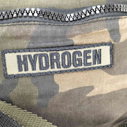 ハイドロゲン HYDROGEN 2way ロゴ刺繍 スカル 迷彩 ボストンバック メンズ