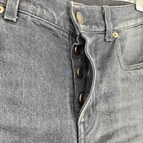 サンローランパリ SAINT LAURENT PARIS 2017 スキニーデニムパンツ ブラック メンズ 28