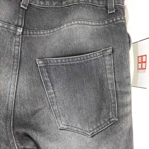サンローランパリ SAINT LAURENT PARIS 2017 スキニーデニムパンツ ブラック メンズ 28