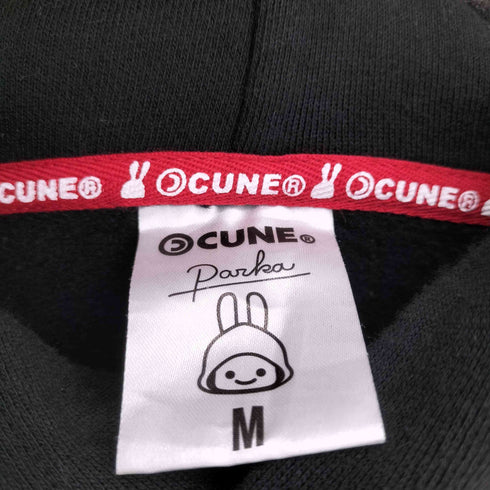 キューン CUNE フロントプリント プルオーバーパーカー レディース JPN:M
