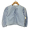 ザラ ZARA バルーンスリーブ リボン ストライプ ブラウス レディース import:XS
