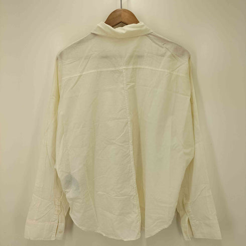 ザラ ZARA オーバーサイズ シアー L/S レギュラーカラー シャツ レディース import:XS