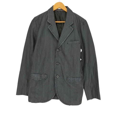 リーバイス Levis 00s デニムパイピング ストライプ3Bテーラードジャケット メンズ M