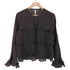 ザラ ZARA シアー フリル ティアード L/S ブラウス レディース import:S