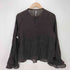 ザラ ZARA シアー フリル ティアード L/S ブラウス レディース import:S