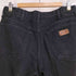ラングラー Wrangler 後染め テーパードブラックデニムパンツ メンズ 33-30