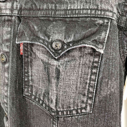 リーバイス Levis スリムオレゴンシャツ ウエスタンデニムシャツ メンズ M