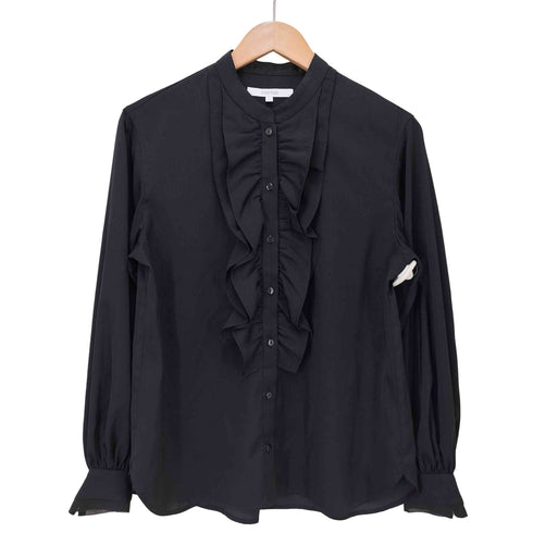 アンタイトル UNTITLED マットサテン フリルブラウス レディース JPN:1