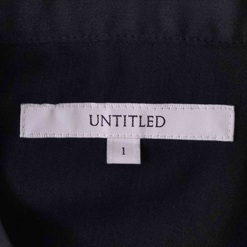 アンタイトル UNTITLED マットサテン フリルブラウス レディース JPN:1