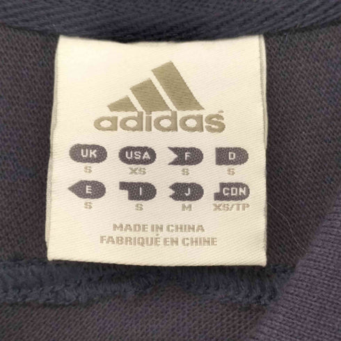 アディダス adidas スリーストライプ 刺繍ロゴ S/S ポロシャツ メンズ JPN:M