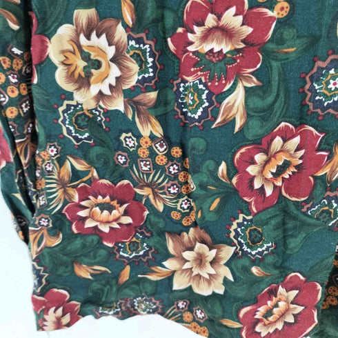 KORET レーヨン100 花柄プリント 長袖 シャツ レディース 10