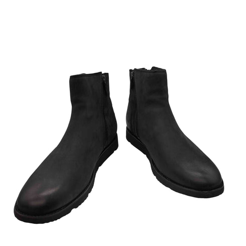 アグオーストラリア UGG Australia M GREER サイドジップ レザーブーツ メンズ JPN:28