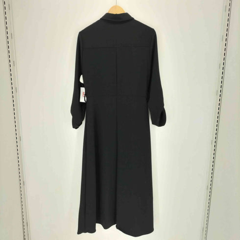 ザラ ZARA 金ボタン ベルテッド フラップポケット ロングシャツワンピース レディース JPN:S