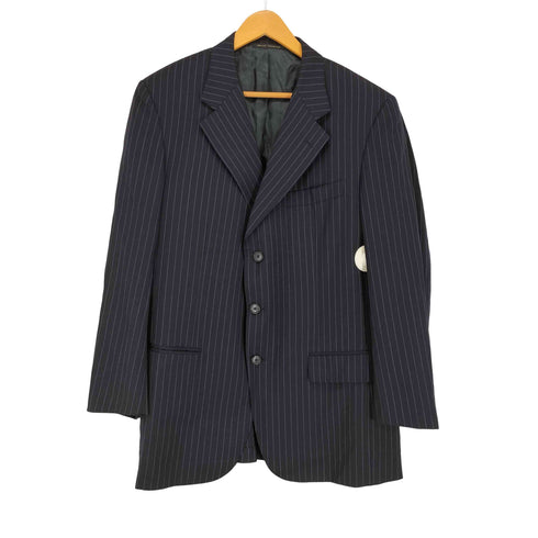 RAVAZZOLO MADE IN ITALY ストライプ 3Bテーラードジャケット メンズ 52