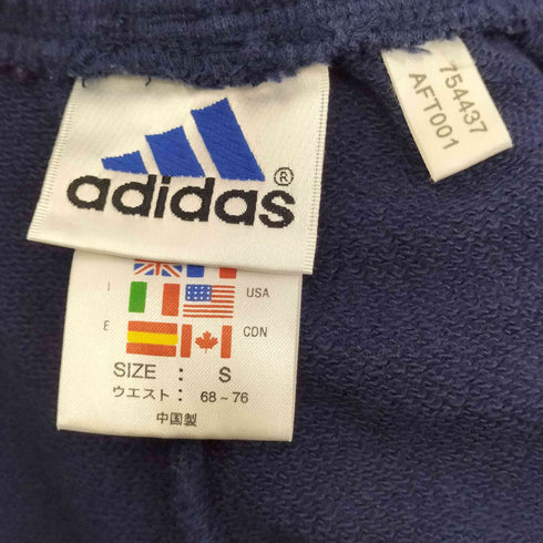 アディダス adidas 万国旗タグ 刺繍ロゴ スウェットトラックパンツ メンズ S