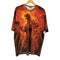 総柄 怪獣 Tシャツ メンズ JPN:XL