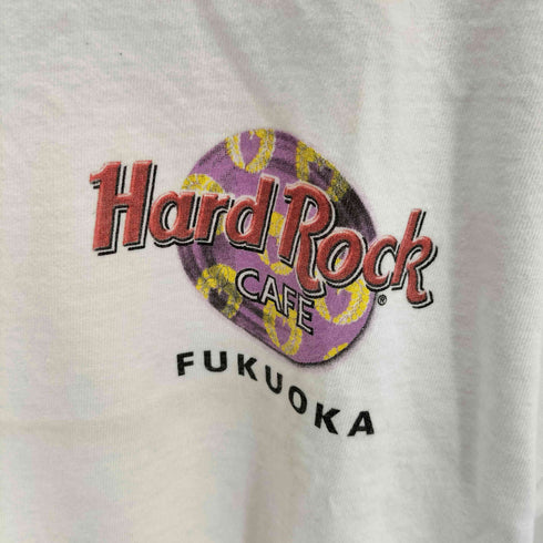 ハードロックカフェ Hard Rock Cafe Fukuoka ロゴプリント T-shirt メンズ import:M