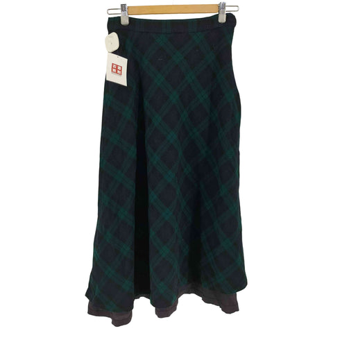 タルボット TALBOTS USA製 チェック レイヤード スカート レディース 10