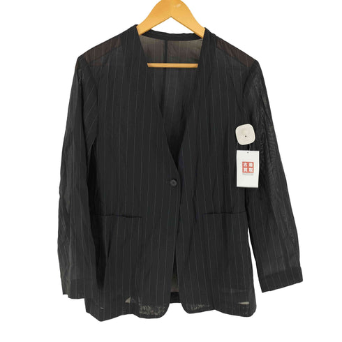 ユナイテッドアローズ UNITED ARROWS ストライプ シアー ジャケット レディース 36