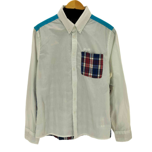 ジュンヤワタナベコムデギャルソンマン JUNYA WATANABE COMME des GARCONS MAN パッチワークシャツ メンズ XL
