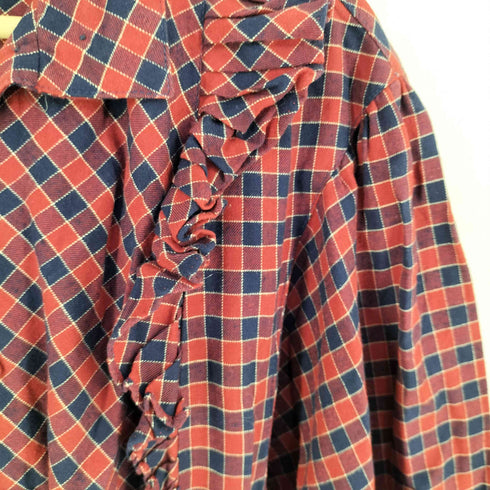 DENNIS GOLDSMITH フリルデザイン チェック ワンピース レディース 8
