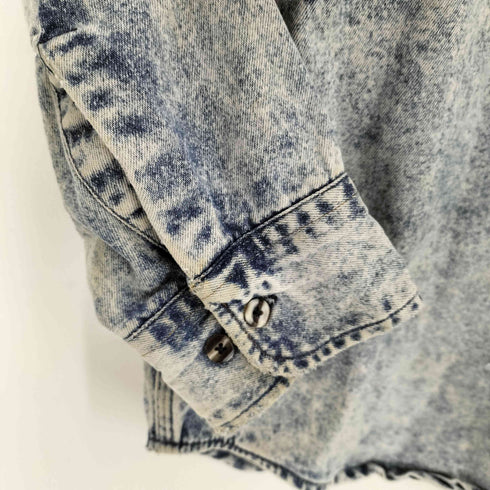 カーハート Carhartt 90S 三角タグ ケミカルウォッシュ デニムシャツ メンズ XL