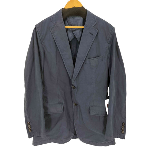 アクアスキュータム AQUASCUTUM 2B コットンテーラードジャケット メンズ LL