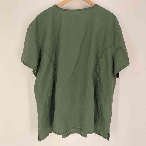 ディッキーズ Dickies Dカン Vネック スクラブシャツ メンズ 5L