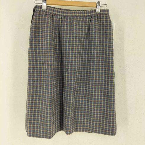 ペンドルトン PENDLETON 70-80s USA製 ウール チェック タイトスカート レディース