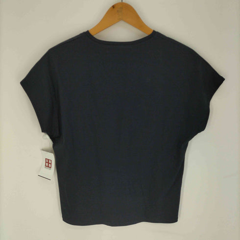 ナノユニバース NANO universe シルケットスムース Vネック ソフトドルマン Tシャツ レディース JPN:M