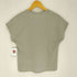 ナノユニバース NANO universe シルケットスムース Vネック ソフトドルマン Tシャツ レディース JPN:M