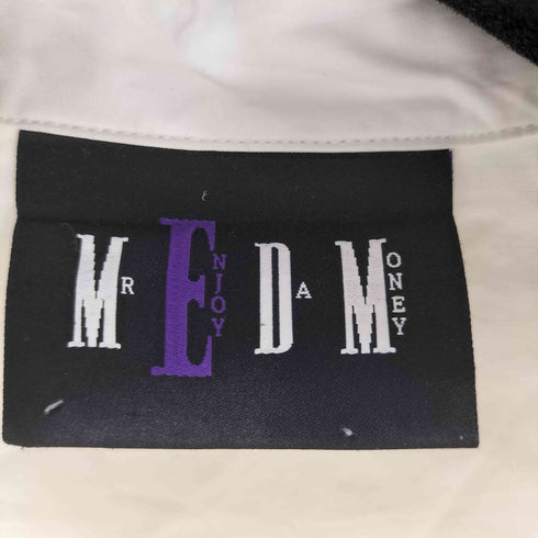 ミスターエンジョイダマネー MR ENJOY DA MONEY 襟刺繍入り ボタンダウン長袖シャツ メンズ S