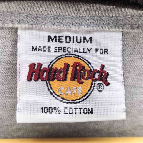 ハードロックカフェ Hard Rock Cafe プリントロゴヘンリーネック T-shirt メンズ import:M
