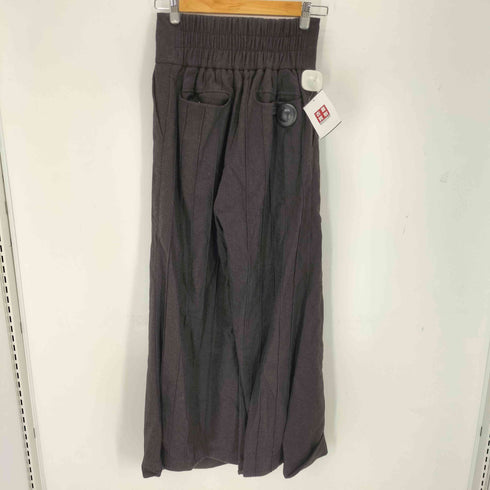 ILNya ウールポリ ハイウエスト タックパンツ メンズ