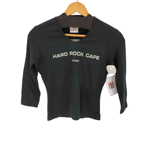 ハードロックカフェ Hard Rock Cafe KOBE ロゴプリント L/S レディース XS