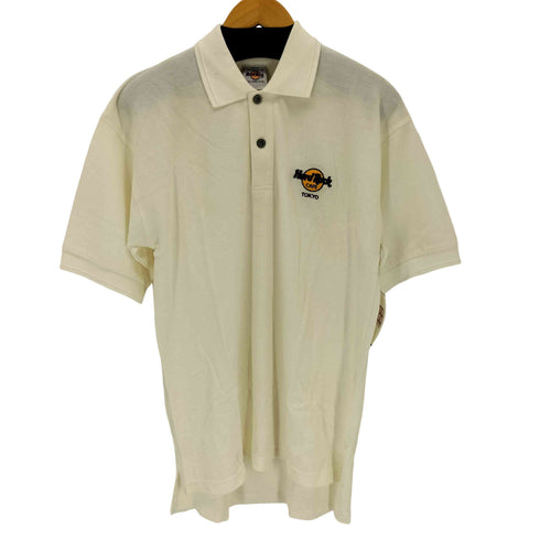 ハードロックカフェ Hard Rock Cafe TOKYO POLO WHITE T-shirt メンズ import:M