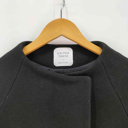 ユナイテッドトウキョウ UNITED TOKYO カシミヤ混 CASHMERE ハイネックコクーンコート レディース JPN:1