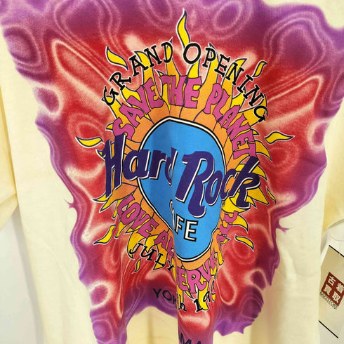 アンビル Anvil 90~00S Hard Rock Cafe YOKOHAHAMA プリントロゴ T-shirt メンズ import:L