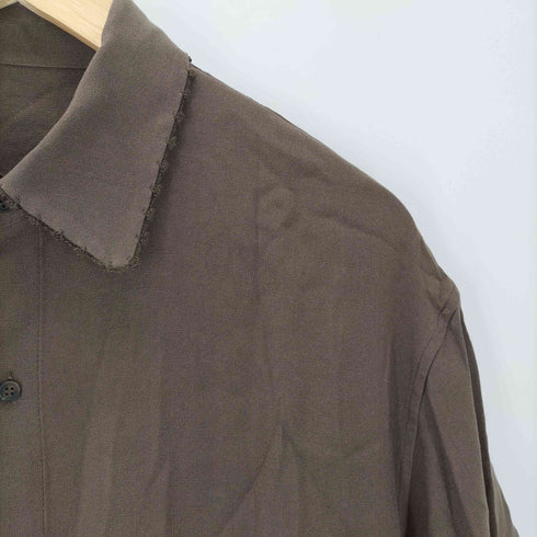 シンプリシテェ SIMPLICITE 26ss エンブロイダーボクシーシャツ ウォッシャブル レディース FREE