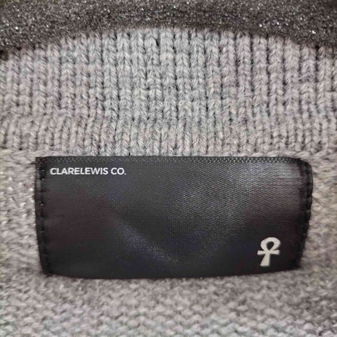 ClareLewis ケーブル編み ジップアップニットブルゾン メンズ S