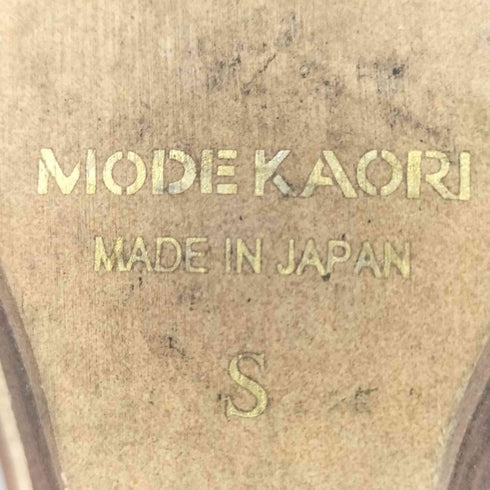 モードカオリ MODE KAORI 本革 メッシュヒールサンダル レディース JPN:S