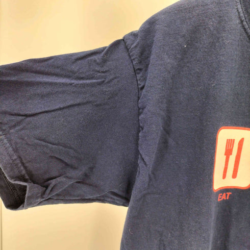 ギルダン GILDAN 00S USA製 ピクトグラムロゴプリントTシャツ メンズ import:L