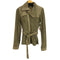 ディーゼル DIESEL ベルト付きボタンデザインミリタリージャケット メンズ import:S